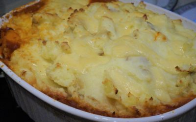 Gratin de blettes à la sauce légère