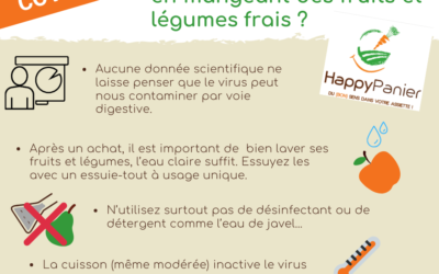 Covid19 : bien laver les fruits et légumes