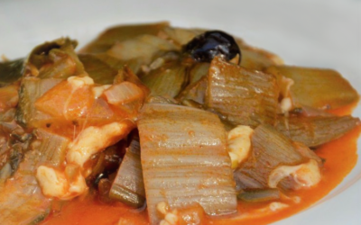 Côtes de blettes à la tomate