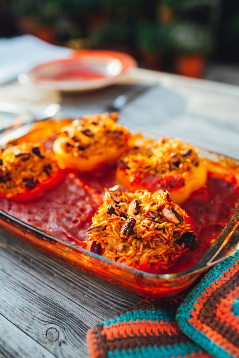 Poivrons farcis aux légumes