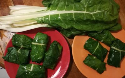Feuille de blettes farcies : Dolmades version locale