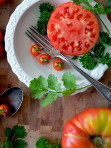 tomate coupée