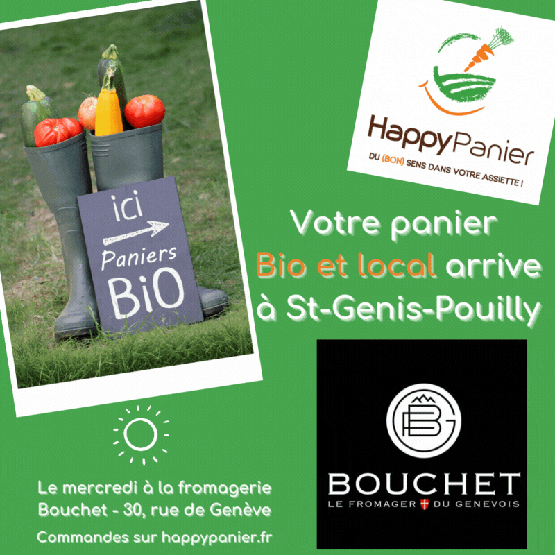 Happy Panier arrive à St-Genis Happy Panier arrive à la fromagerie Bouchet de St Genis