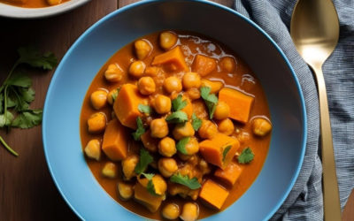 Curry de pois chiches & patates douces
