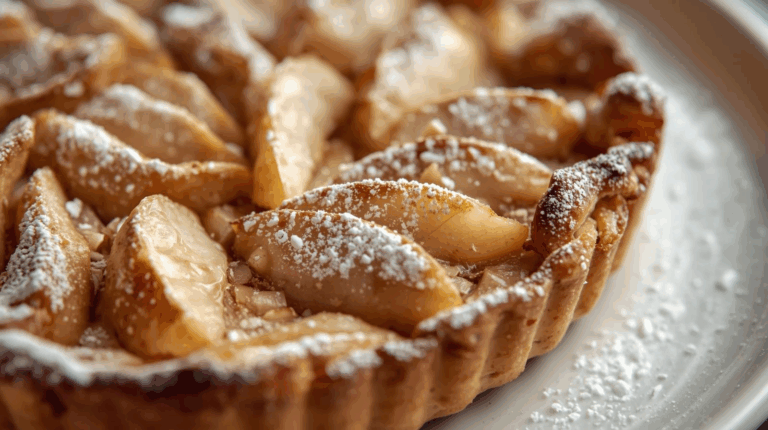 tarte amandine aux poires