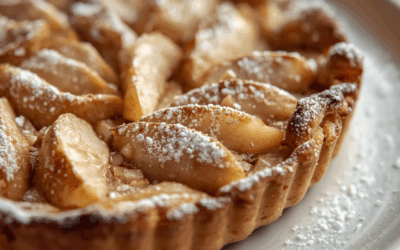 Tarte amandine aux poires
